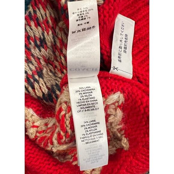 COACH Motif Crewneck Sweater 1941 SIZE X-SMALL - Picture 9 of 9